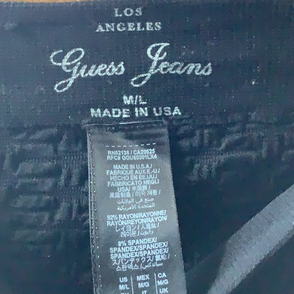 Guess Black Textured Mini Skirt - Picture 2 of 3